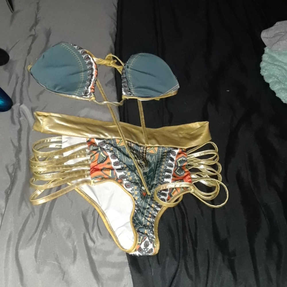 Two piece bathing suit